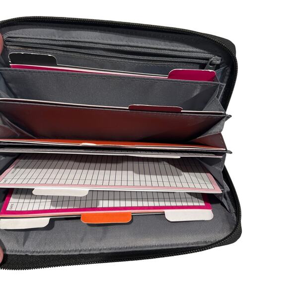 Thirty-One Save Your Way Zip Around Envelope Organizer Track and Pay Down Bills - Picture 2 of 10